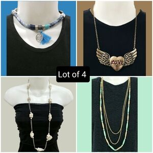 NEW Lot of 4 Arabella Necklace Variety